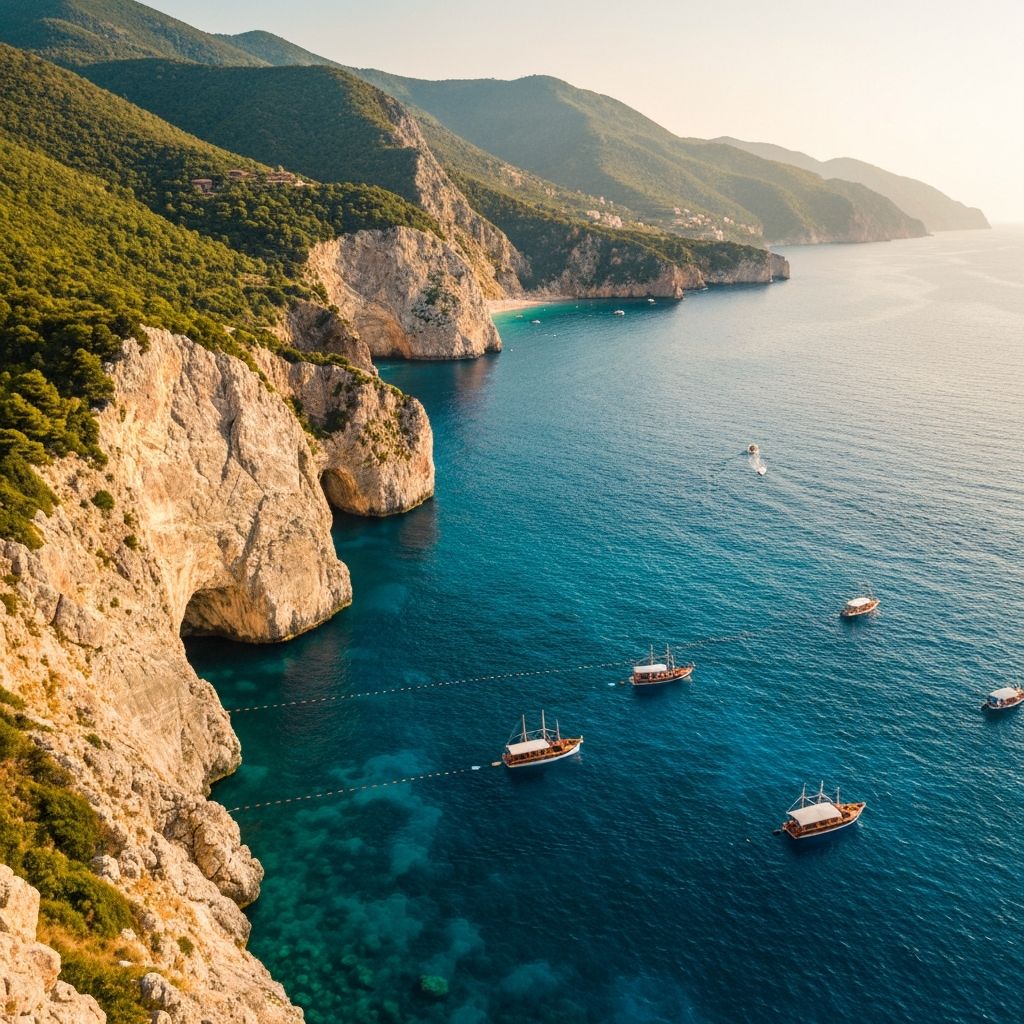 Riwiera Albańska - krystalicznie czyste wody Morza Jońskiego